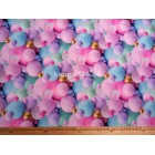 Mustriline dressikangas - värvilised pallid